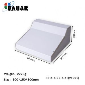 BDA 40003-A1 W300 جعبه فلزی شیبدار پانل پلاستیکی