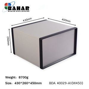 BDA 40029-A1 W450 جعبه فلزی با پانل آلومنیوم ماژول