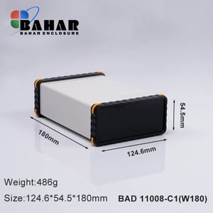 BAD 11008-C1-W180  جعبه آلومینیومی اکسترود پانل پلاستیکی