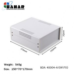 BDA 40004-A1 W170 جعبه فلزی با پانل پلاستیکی