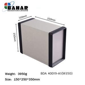 BDA 40019-A1 W350 جعبه فلزی با پانل آلومنیوم ماژول