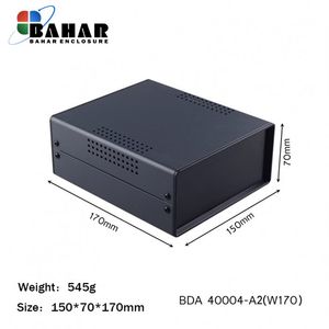 BDA 40004-A2 W170 جعبه فلزی با پانل پلاستیکی