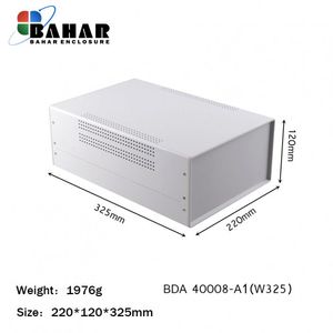 BDA 40008-A1 W325 جعبه فلزی با پانل پلاستیکی