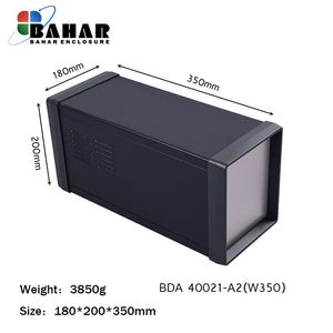 BDA 40021-A2 W350 جعبه فلزی با پانل آلومنیوم ماژول