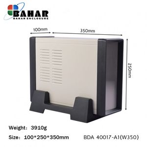 BDA 40017-A1 W350 جعبه فلزی با پانل آلومنیوم ماژول