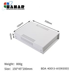 BDA 40013-A1 W200 جعبه فلزی با پانل پلاستیکی