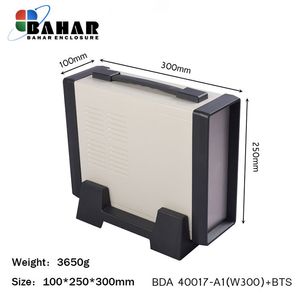 BDA 40017-A1 W300+BTS جعبه فلزی با پانل آلومنیوم ماژول دستگیره دار