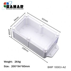BWP 10003-A2 جعبه پلاستیکی ضد آب گوشواره دار