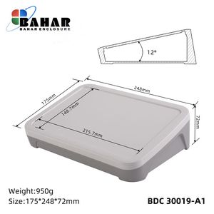 BDC 30019-A1 جعبه تمام پلاستیکی شیبدار رومیزی
