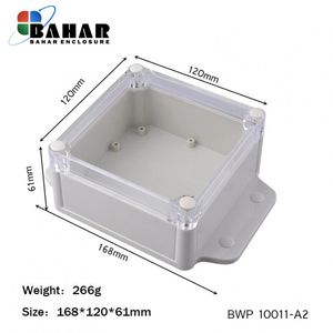 BWP 10011-A2  جعبه پلاستیکی ضد آب گوشواره دار