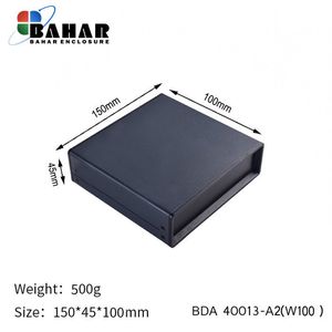 BDA 40013-A2 W100 جعبه فلزی با پانل پلاستیکی