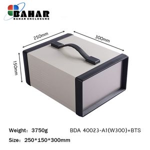 BDA 40023-A1 W300+BTS جعبه فلزی با پانل آلومنیوم ماژول دستگیره دار