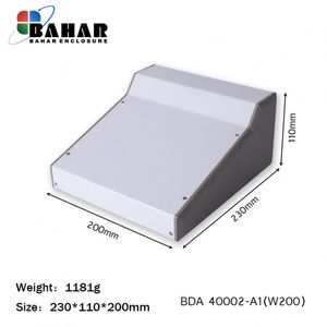 BDA 40002-A1 W200  جعبه فلزی شیبدار پانل پلاستیکی