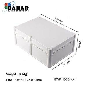 BWP 10601-A1 جعبه تمام پلاستیکی ضدآب گوشواره دار