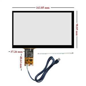 تاچ خازنی 7.0 اینچ با درایور GT911 قابلیت اتصال با 6 پین I2C و USB مدل STC-070188-2