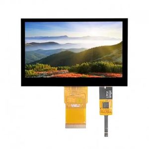 السیدی 4.3 اینچ با تاچ  TFT LCD 4.3 inch TFT LCD display with capacitive Touch  - 480x272 - SPI / Pararllel - ST6201