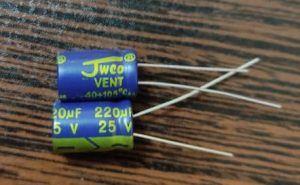 JWCO 25V 220uf – طول عمر فوق العاده بالا