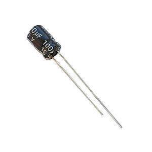 خازن 100uF 16V (100 میکروفاراد 16ولت)
