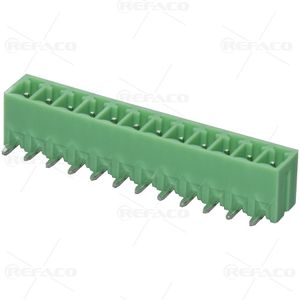 ترمینال فونیکس 3.81 میلی متر 12 پین نری رایت KEFA TERMINAL PHOENIX 3.81mm 12PIN MALE R/A KF2EDGR-3.81-12P