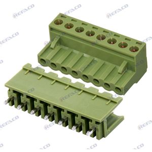 ست کامل ترمینال فونیکس 5.08 میلی متر 7 پین نری صاف KEFA COMPLETE TERMINAL PHOENIX 5.08mm 7PIN MALE S/T TB5.08-07-PDK