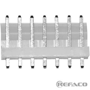 کانکتور پاور قفلدار 8 پین نری صاف KEFA CONNECTOR LOCK POWER 8PIN 3.96mm MALE ST KF39601-8A(VH)
