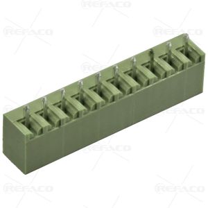 ست کامل ترمینال فونیکس 3.81 میلی متر 4 پین نری رایت REFACO COMPLETE TERMINAL PHOENIX 3.81mm 4PIN MALE R/A TB3.81-04-PRK