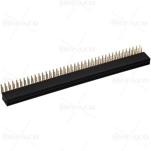 پینهدر 40*2 ماده معمولی رایت CONNFLY PINHEADER FEMALE 2.54mm 2*40 R/A DS1024-2x40R0