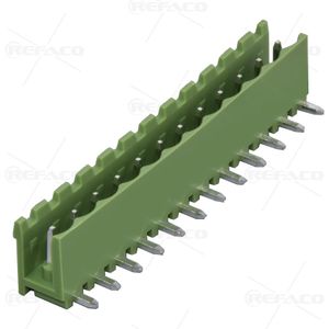 ترمینال فونیکس 5.08 میلی متر 12 پین نری رایت KEFA TERMINAL PHOENIX 5.08mm 12PIN MALE R/A KF2EDGR-5.08-12P