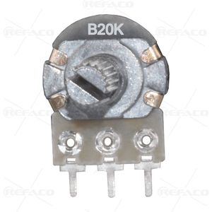 ولوم مونو سوزنی REFACO VOLUME MONO L=20 <30mV B20KOHM FIBER WITHOUT STOPPER WH148-1A-2-20V B20K FIBER WITHOUT STOPPER