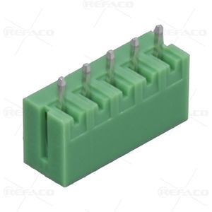 ترمینال فونیکس 3.81 میلی متر 5 پین نری صاف KEFA TERMINAL PHOENIX 3.81mm 5PIN MALE S/T KF2EDGV-3.81-5P