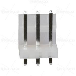 کانکتور پاور معمولی 3 پین نری صاف REFACO CONNECTOR POWER 3PIN 3.96mm MALE ST 2139 3A 180