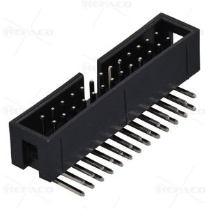 آی دی سی 26 پین نری روبردی رایت CONNFLY IDC BOX MALE 2.54mm 26PIN 2*13 R/A DS1013-26RSIB-N-2