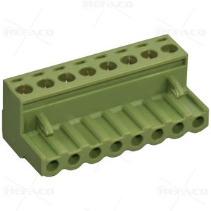 ترمینال فونیکس 5.08 میلی متر 8 پین ماده KEFA TERMINAL PHOENIX 5.08mm 8PIN FEMALE KF2EDGK-5.08-08P