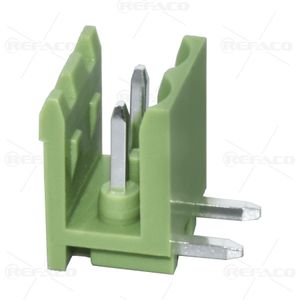 ترمینال فونیکس 5.08 میلی متر 2 پین نری رایت KEFA TERMINAL PHOENIX 5.08mm 2PIN MALE R/A KF2EDGR-5.08-02P