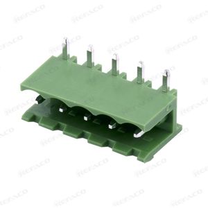 ترمینال فونیکس 3.81 میلی متر 5 پین نری رایت KEFA TERMINAL PHOENIX 3.81mm 5PIN MALE R/A KF2EDGR-3.81-5P