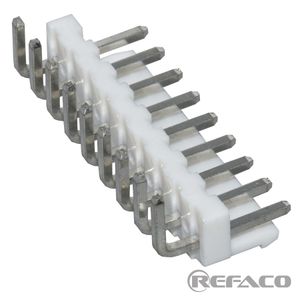 کانکتور پاور قفلدار 9 پین نری رایت REFACO CONNECTOR LOCK POWER 9PIN 3.96mm MALE R/A VH 9AW 90