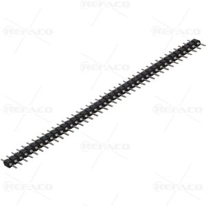 پینهدر 40*1 نری نظامی صاف REFACO PINHEADER MILITARY MALE 2.54mm 1*40 ST 2.54mm ROUND MALE