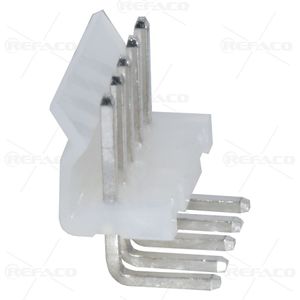 کانکتور پاور معمولی 5 پین نری رایت REFACO CONNECTOR POWER 5PIN 3.96mm MALE R/A 2139 5AW 90