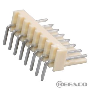 کانکتور مخابراتی  8 پین نری رایت REFACO CONNECTOR 8PIN 2.54mm MALE R/A 2510 8AW 90