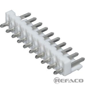 کانکتور پاور قفلدار 10 پین نری صاف REFACO CONNECTOR LOCK POWER 10PIN 3.96mm MALE ST VH 10A 180