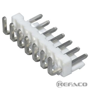 کانکتور پاور قفلدار 7 پین نری رایت REFACO CONNECTOR LOCK POWER 7PIN 3.96mm MALE R/A VH 7AW 90