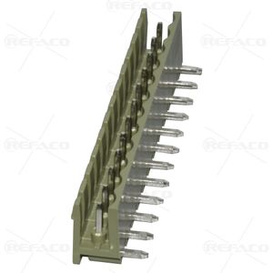 ست کامل ترمینال فونیکس 3.81 میلی متر 2 پین نری رایت REFACO COMPLETE TERMINAL PHOENIX 3.81mm 2PIN MALE R/A TB3.81-02-PRK
