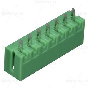 ترمینال فونیکس 3.81 میلی متر 7 پین نری صاف KEFA TERMINAL PHOENIX 3.81mm 7PIN MALE S/T KF2EDGV-3.81-7P
