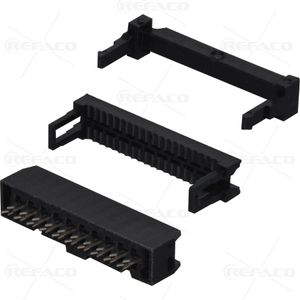 آی دی سی 20 پین ماده فلتخور CONNFLY IDC FEMAILE 2.54mm 20PIN 2*10 FOR PRESS FLATE CABLE DS1016-20MANBB