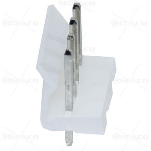 کانکتور پاور معمولی 4 پین نری صاف REFACO CONNECTOR POWER 4PIN 3.96mm MALE ST 2139 4A 180