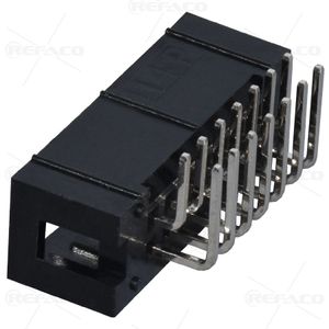 آی دی سی 14 پین نری روبردی رایت CONNFLY IDC BOX MALE 2.54mm 14PIN 2*7 R/A DS1013-14RSIB-N-2