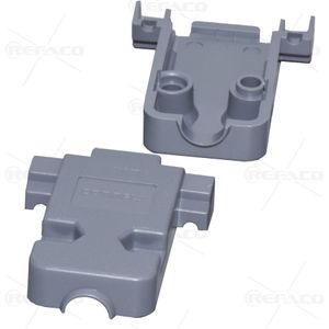 کاور دی کانکتور 9 پین پلاستیکی پیچی CONNFLY D-SUB PLASTIC HOOD 9PIN DS1045-09AP1S1-B