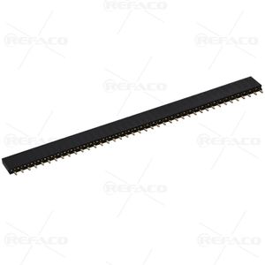 پینهدر 40*1 ماده معمولی صاف REFACO PINHEADER FEMALE 2.54mm 1*40 ST FD1*40