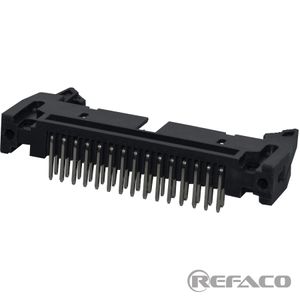 آی دی سی 30 پین نری روبردی قفلدار رایت REFACO IDC PHL MALE 2.54mm 30PIN 2*15 R/A 119-30PIN FRC MALE R/A 2.54mm