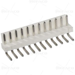 کانکتور پاور قفلدار 12 پین نری رایت KEFA CONNECTOR LOCK POWER 12PIN 3.96mm MALE R/A KF39601-12WAG(VH)